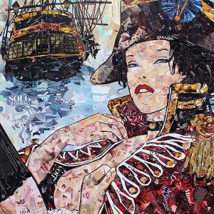 Manara Collage su tela